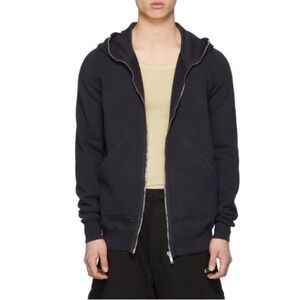 Rick Owens Drkshdw Gimp hoodie indigo full zip